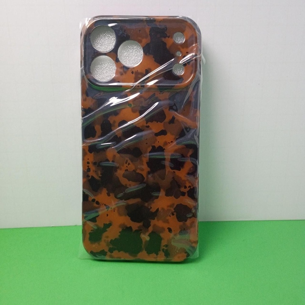iPhone 17 Pro Max Case Cheetah Leopard Tortoise Shell Print